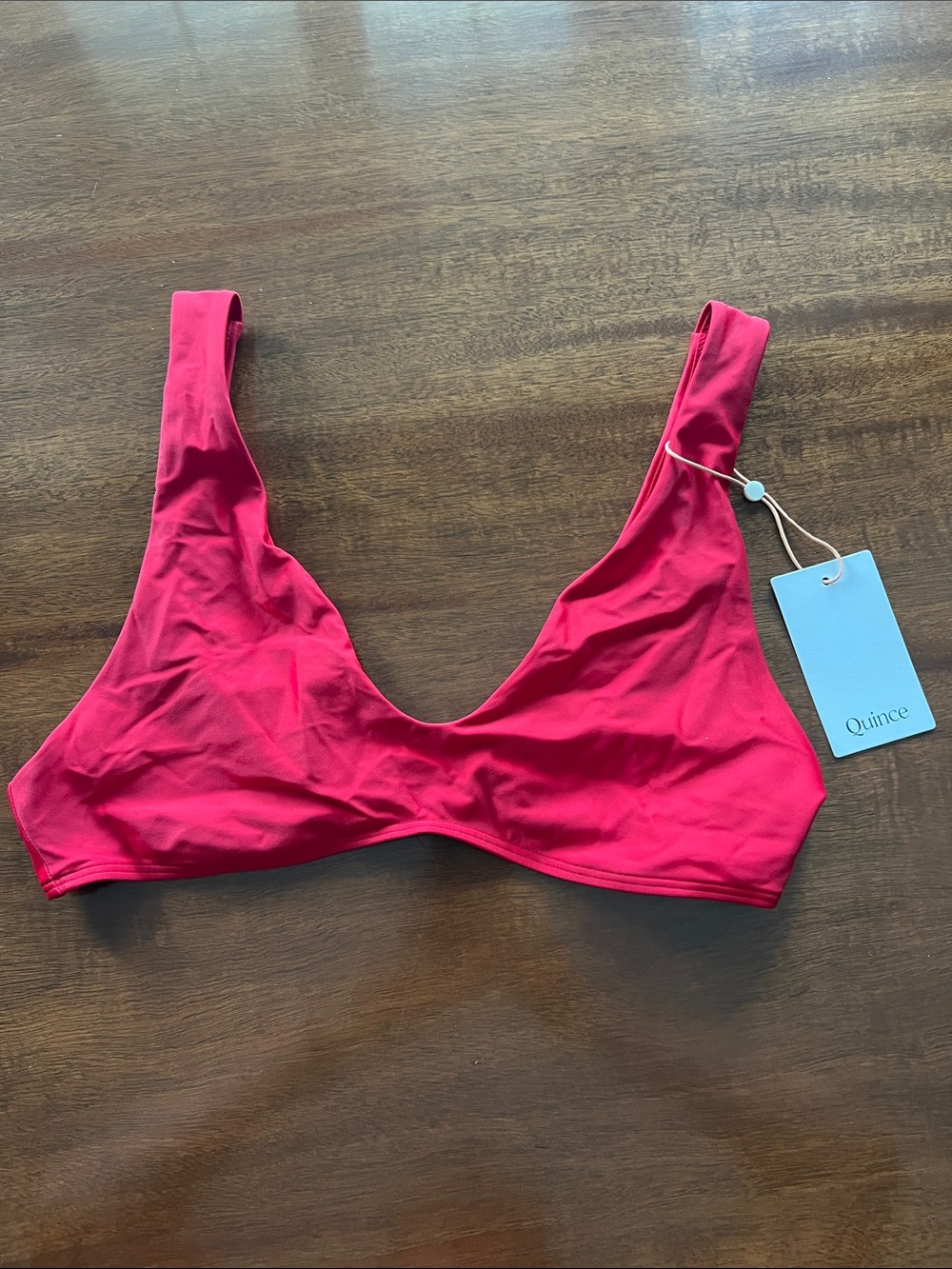 Quince Scoop Bikini in 🍒 Red